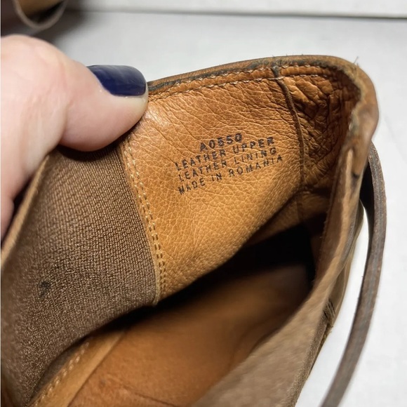 Preloved Madewell leather Lonny Boots Distressed Leather Sz 8 brown A0550 $238 - Picture 7 of 9